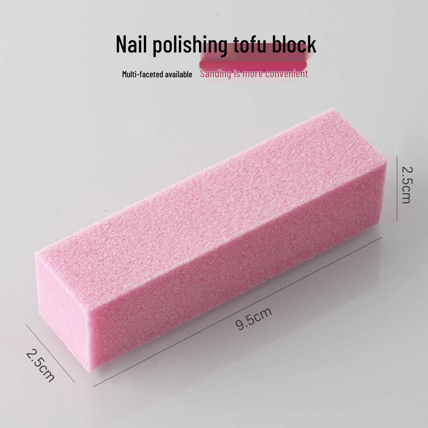 

Four-Sided Nail File Block: Shape, Buff, and Polish Nails розовый