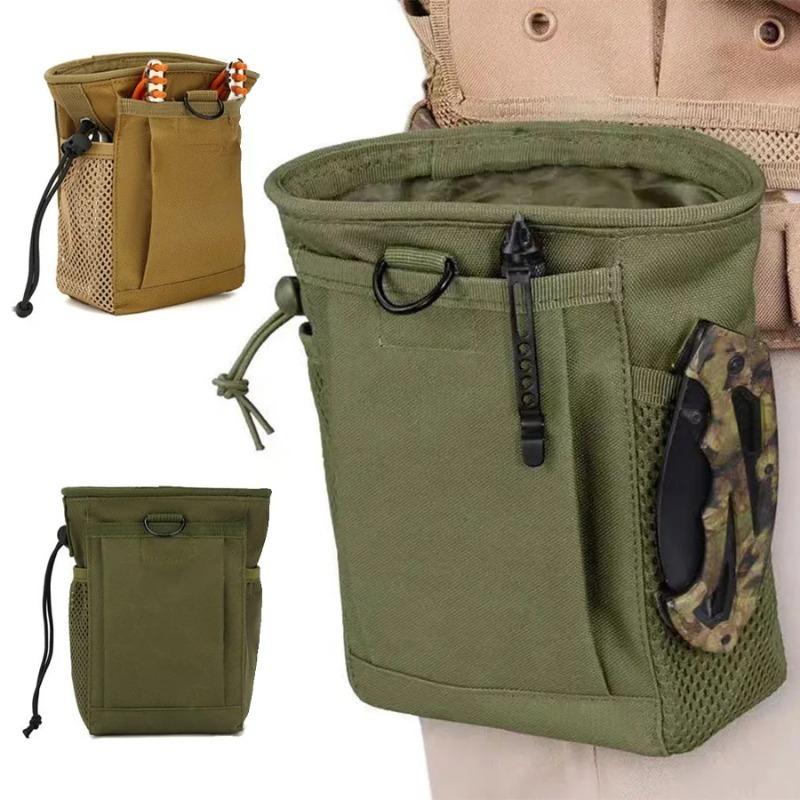 Outdoor 3-5L Nylon Dump Drop Pouch Recycle Waist Pack Bags Accessories Bag Pouches