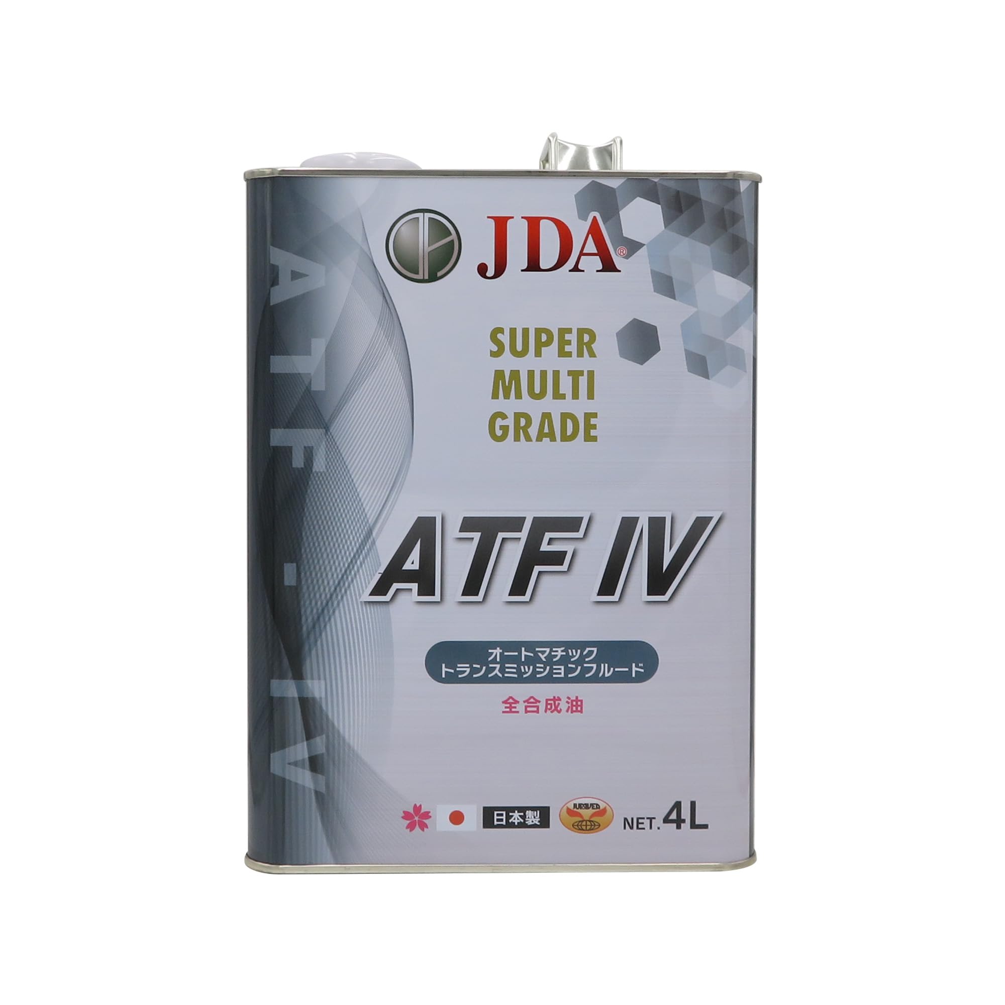 

[Совместимо с автомобилями с автоматической коробкой передач] JDA Super Multi-Grade ATF-IV 4 л Полностью синтетическое базовое масло