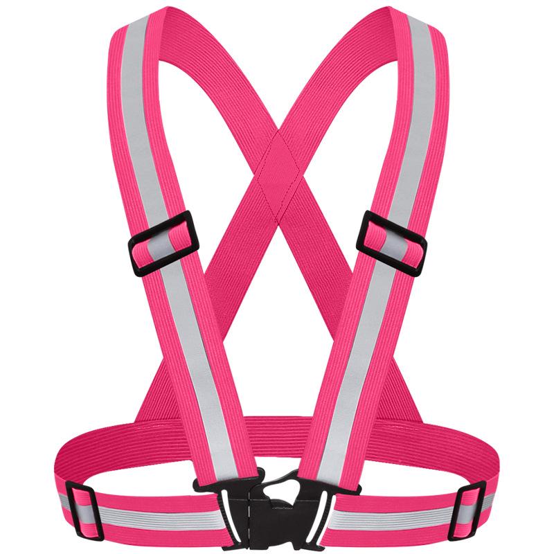 Reflective Outdoor Adjustable Safety Vest for Night Running and Cycling