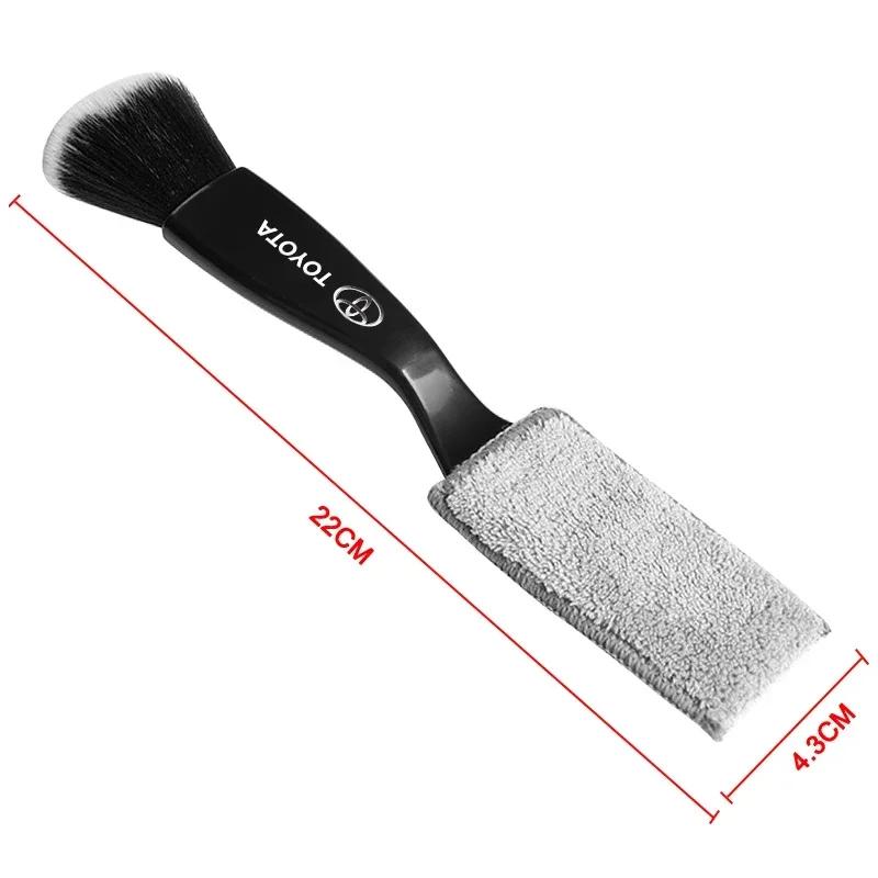 Car Air Conditioner Vent Cleaning Brush Auto Accessories For Toyota Yaris Corolla Avensis Aygo Vitz Vios Yaris Mark-X Mirai
