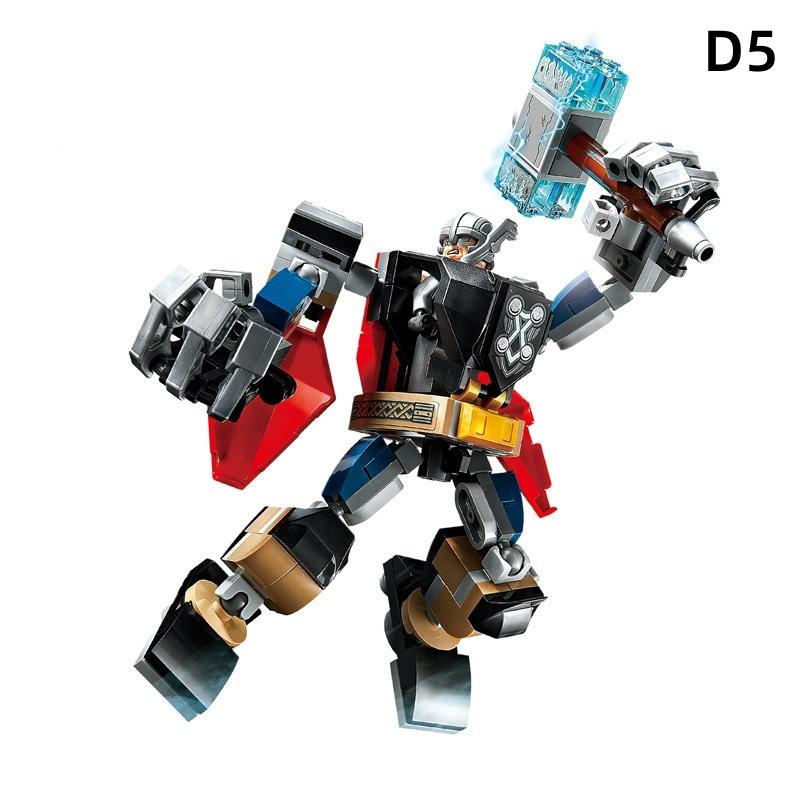 28cm Marvel Anime Avengers Captain America Iron Man: 120PCS/piece Building Block Toy Birthday Gift for Children