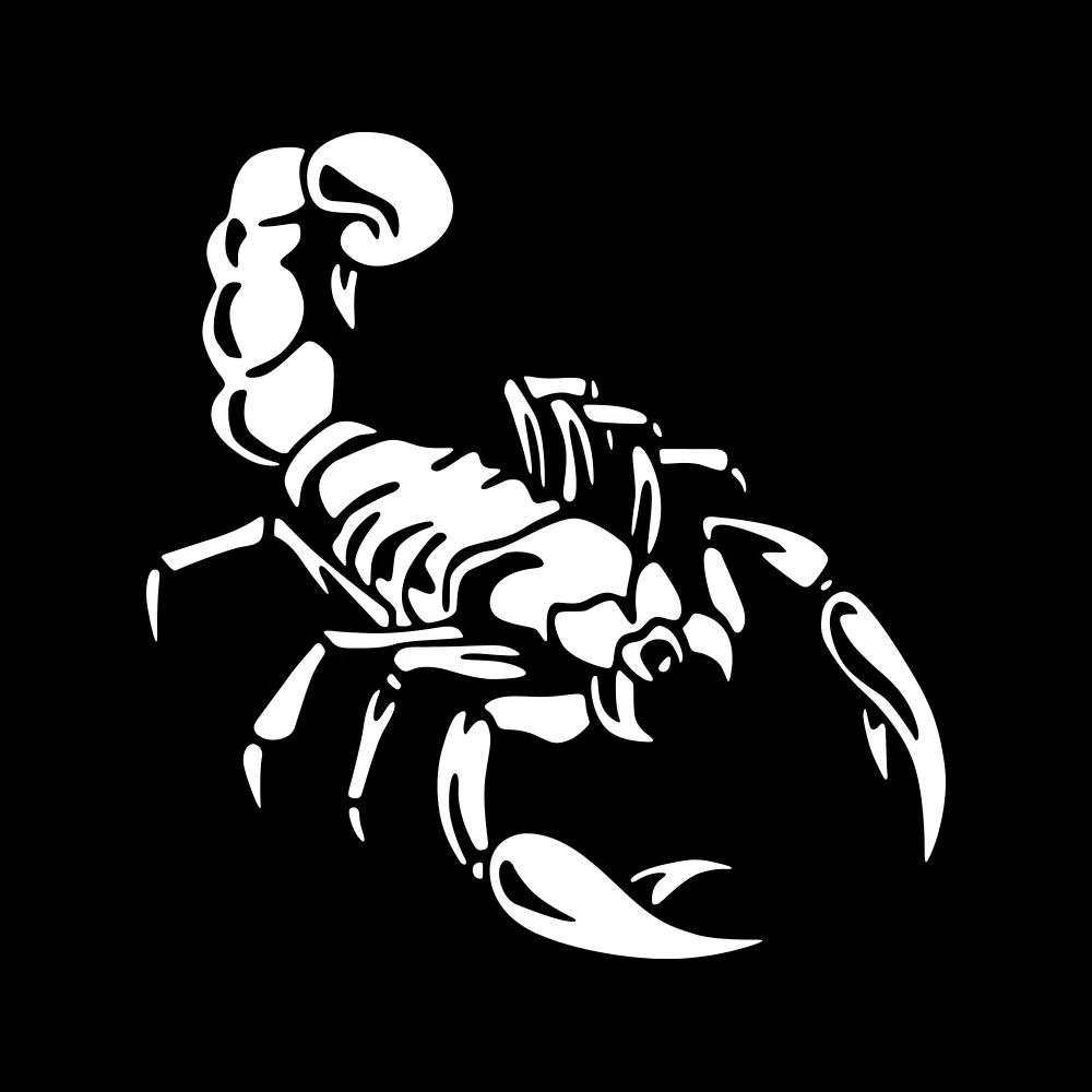 19.3X20cm Creative Scorpion Car Sticker Auto Body Window Decals Personalized Car Styling 3D Stickers Decoration Car Accessories