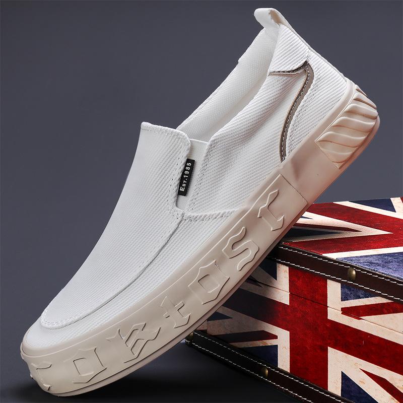 New Spring Men's Shoes Korean Style Trendy and Versatile Fashion Casual Men's Canvas Shoes Comfortable and Lightweight