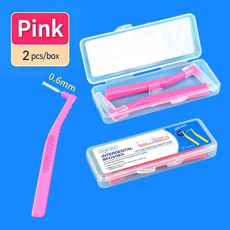 

2 5Pcs Portable L Shaped Interdental Brushes Soft Bristle Teeth Floss Cleaner Effectively Removes Debris Ideal Daily Oral Care