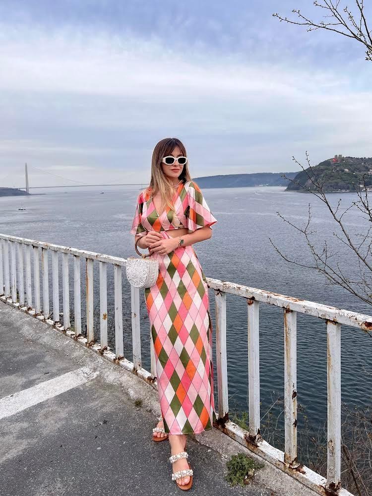 

Платье Mai Portofino с ромбовидным узором