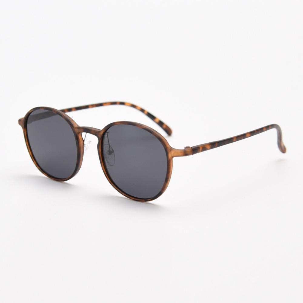 Round Frame UV Resistant Glasses Classic Driving Sunglasses Lightweight Casual Eyewear  Travel
