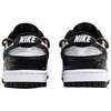 Nike Dunk Wan Hua Nong, Scară Black Friday, Geantă de cumpărături Rezistentă la abraziune Pantofi de skateboard cu tops joasă Bărbați Negru Alb DD1391-100(Echipa113-S-BOX)