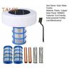 Solar Water Purifier Solar Powered Pool Cleaner Floating Water Purifier with 2 Copper Replacement for Freshwater Saltwater Pools Spas