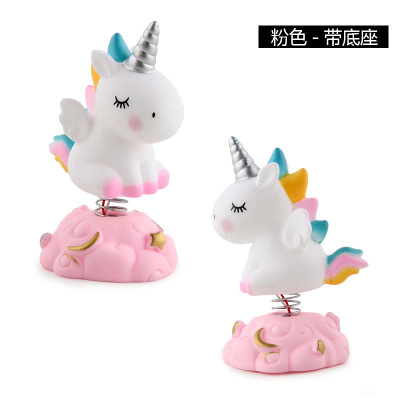 Cake Decoration, Unicorn Light Base, Animal Ornament, Rainbow Rocking Horse, Trojan Horse, Car Doll Doll.
