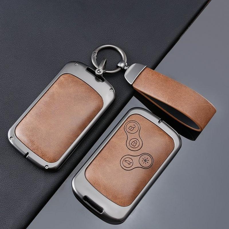 Zinc Alloy Car Key Cover Shell Fob For Renault Kadjar Captur Clio Megane 2 3 4 Rs Koleos Logan Scenic Duster