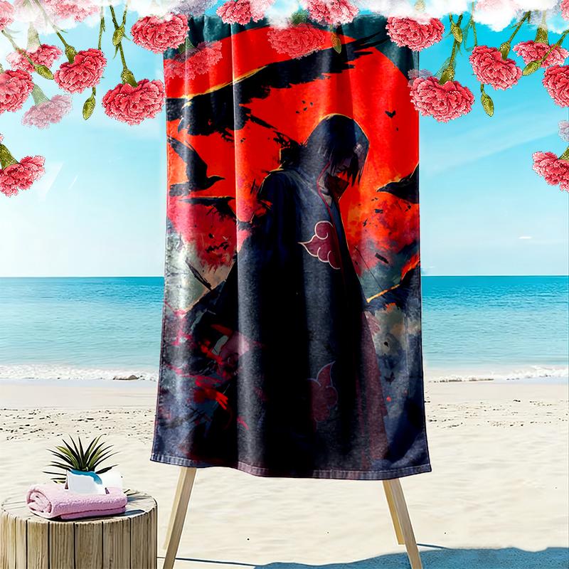 1pc naruto Beach Towel, Outdoor Activities Perfect Summer Travel Supplies, As A Gift for Festivals