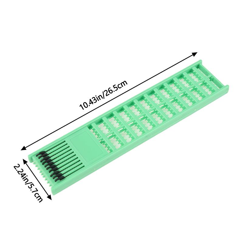 

1 шт. доска для рыболовных снастей пластиковый держатель крючков держатель рыболовного поводка для организации рыболовных крючков держатель поводка подставка для джигов зелёный