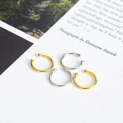 Korean Personalized Ear Clips Women's Earrings Without Ear Piercings Smooth Ear Bones Ear Buckles Temperament Jewelry