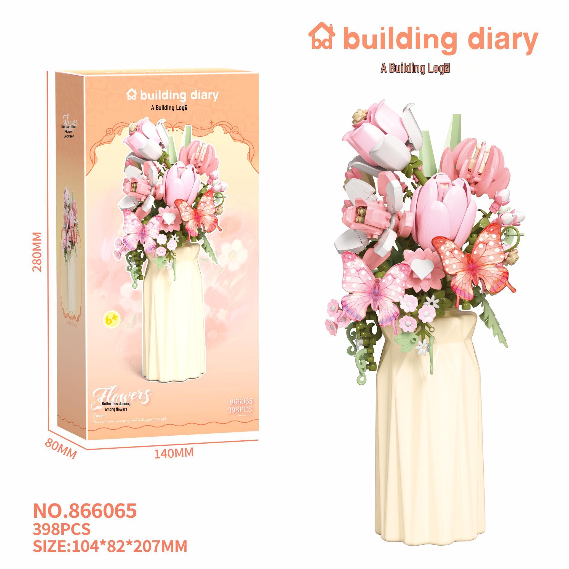 

Compatible with LEGO Sunflower Building Block Vase: Handmade Bouquet Ornament & Girls Gift Toy.
