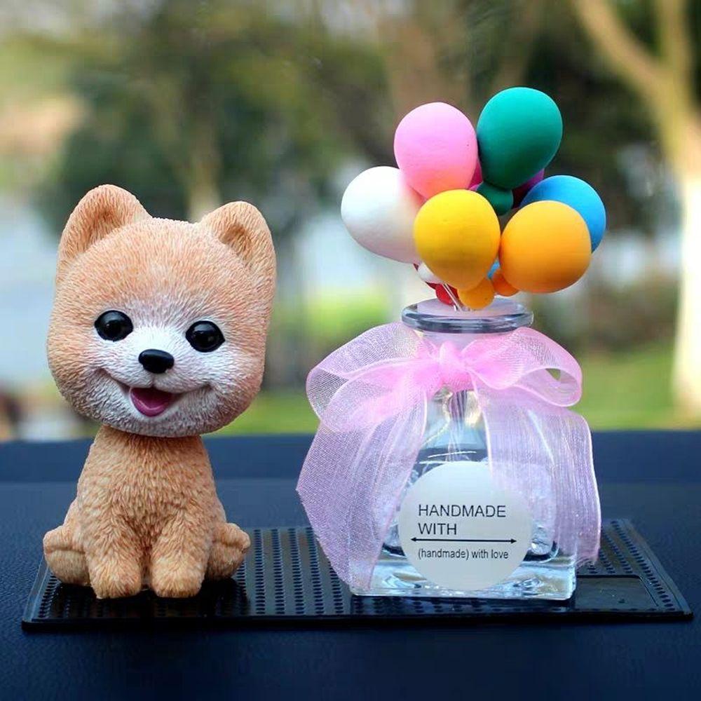 Wobble Head Dolls Simulation Dog Car Ornaments Bobblehead Dog Nodding Puppy Toys Shaking Head Dog