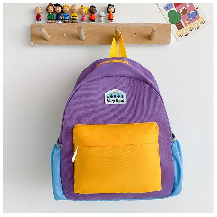 Schultasche neue Farbkombination Kinderrucksack niedlich Kindergarten Schultasche Jungen und Mädchen Freizeit leichter Reiserucksack