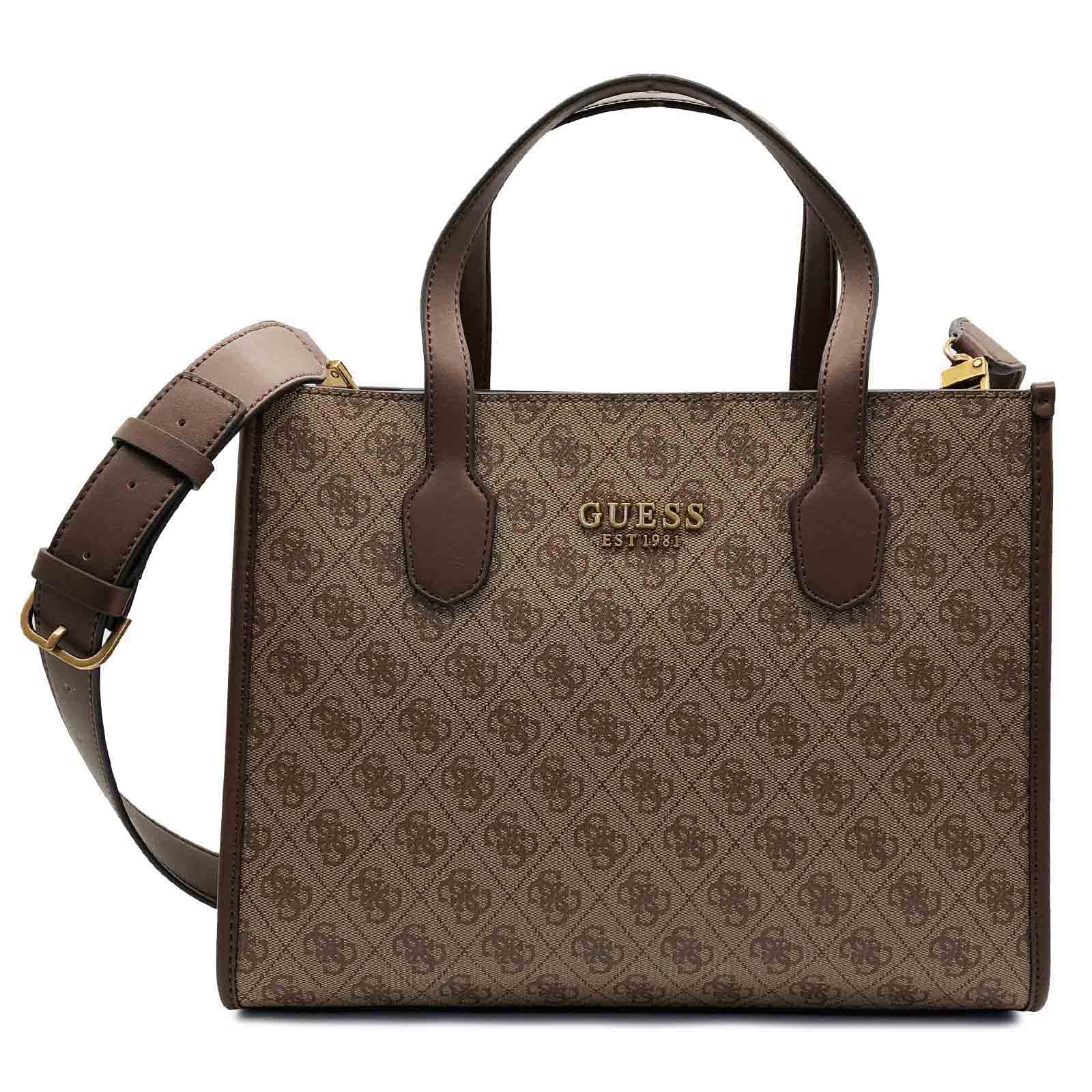 

Handbag SB866522 SILVANA LATTE [Guess] Women s LOGO/BROWN [Item]