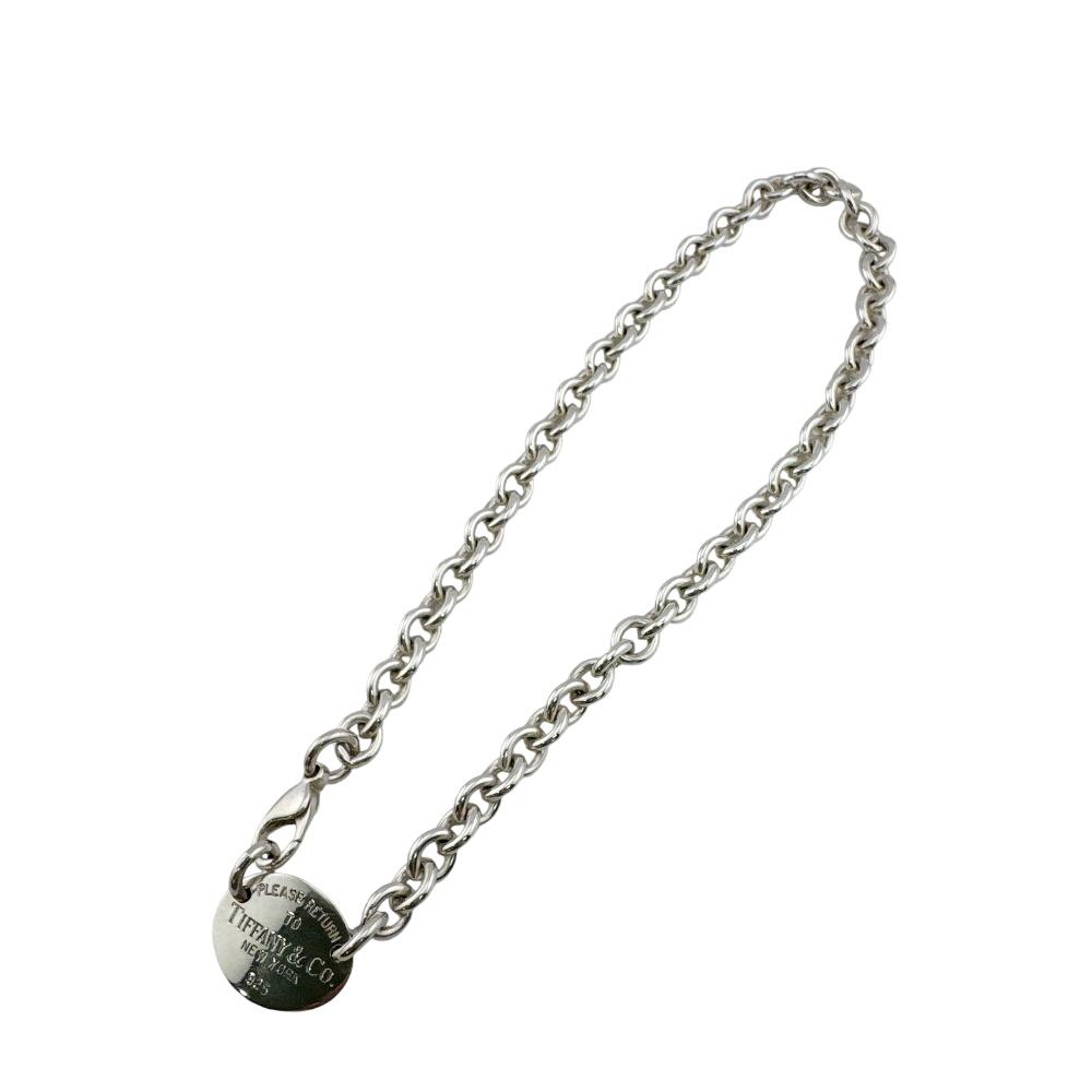 TIFFANY&Co. Oval tag Silver925 Return to TIFFANY & Co. Necklace Silver Silver925 Used