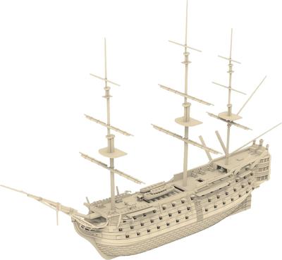 Neverland Hobby HMS Victory Interiör Ingår Elite Edition Plastmodell NLH77001E 1/700