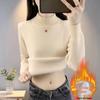 2025 Mink Velvet Plus Knit Turtleneck Slim-Fit Women's Sweater