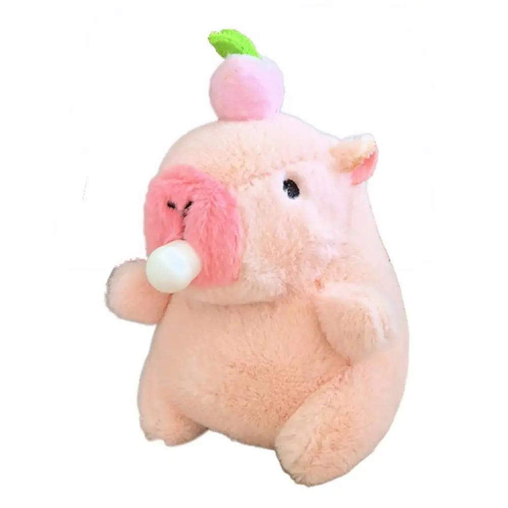 Toy Cartoon Capybara Simulation Capybara Pendant Multicolor Plush Capybara Keychain Accessories Stuffed Animals