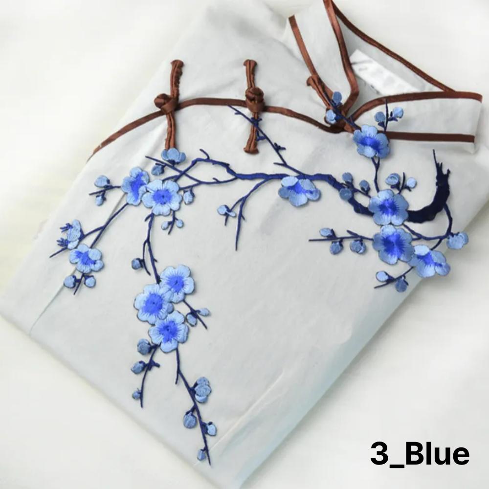 Výšivka/Znak s korejskou sérií Velká švestka