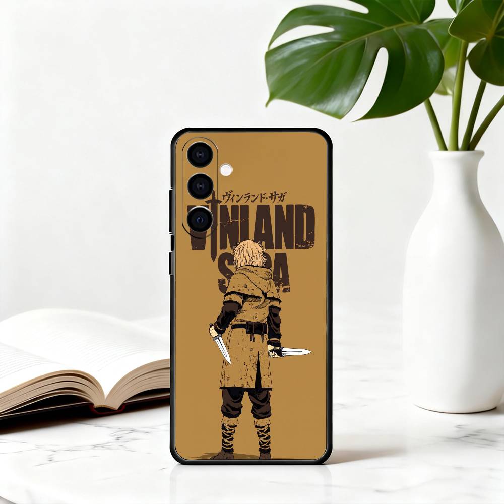 V-Vinland S-Saga T-Thorfinn-VST Handyhülle Schwarzes Silikon Weich Für Samsung Galaxy A73,A72,A71,A70,A53,A52,A51