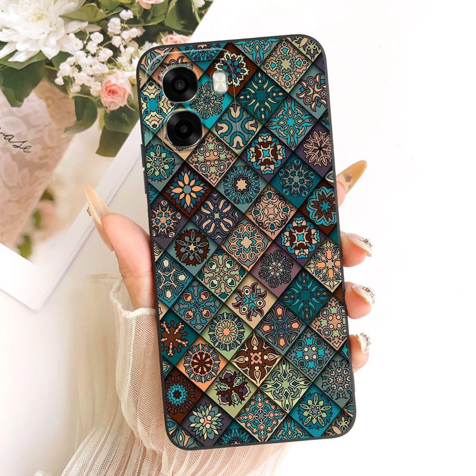 For OPPO A6x Case CPH2783 Fashion Sunset Painted Soft Liquid Silicone Phone Cover For OPPO A6t Pro OPPOA6t 4G CPH2853 Back Cases