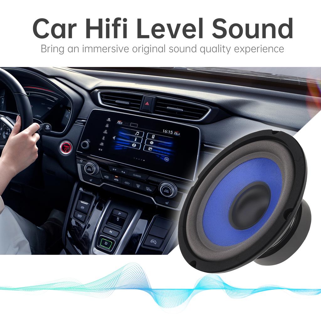 1 Stück 5 Zoll Lautsprecher Tieftöner Breiter Frequenzgang für Car Audio Heimkino