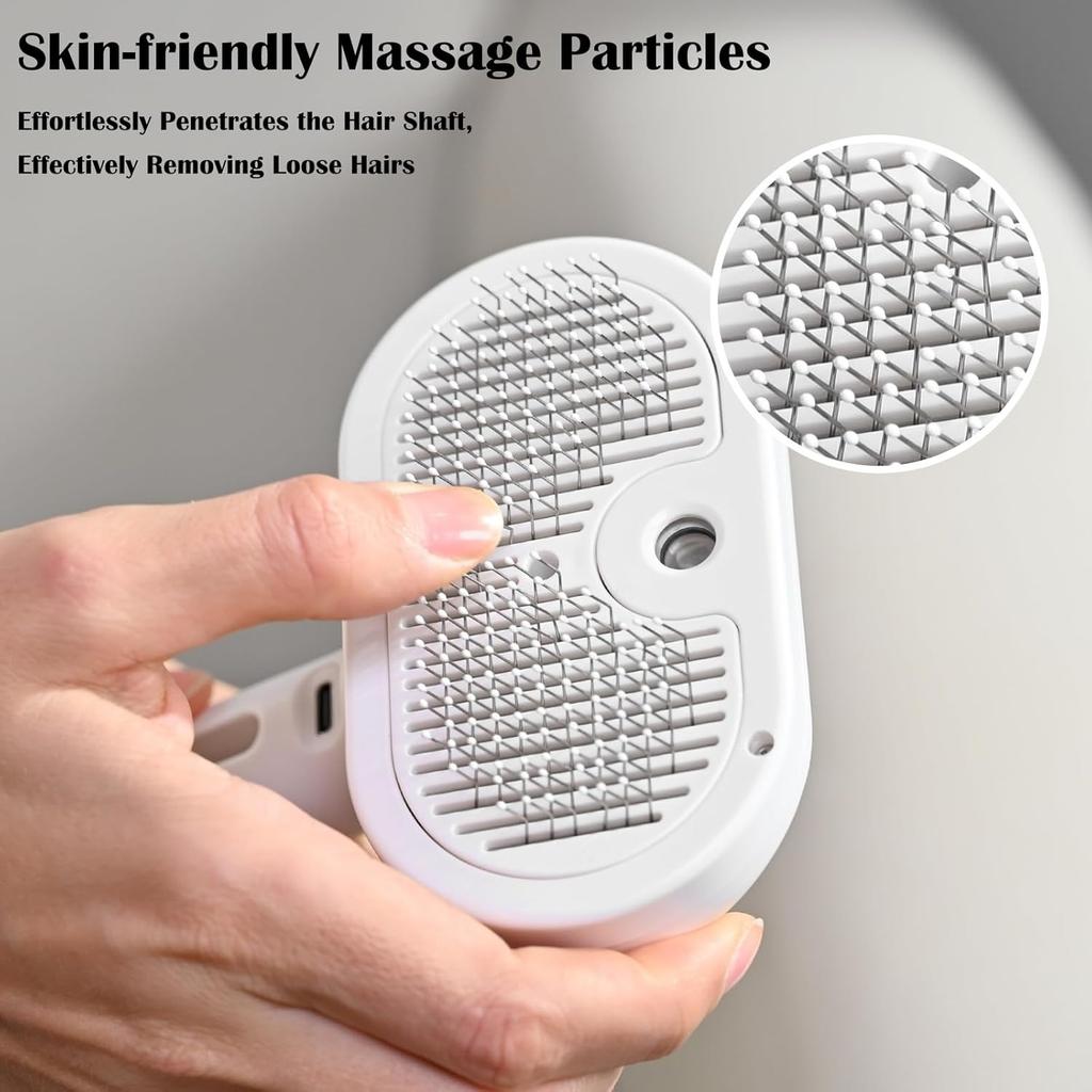 Dog Comb Pet Steam Massage Brush Safe Round Head Soft Teeth Spray Hair Removal Comb for Dog Universal for Cats Dogs Accessories