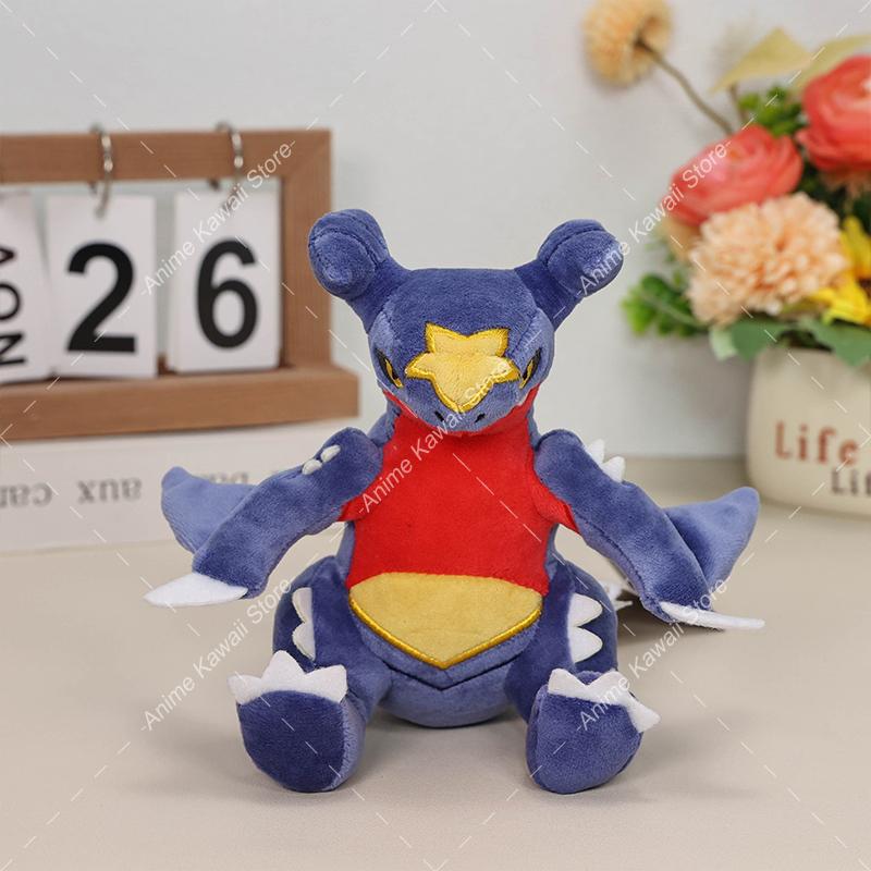 15-22cm Garchomp Plush Cute Animal Stuffed Toy Dolls Christmas Gift Soft Stuffed Pocket Monster