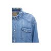 Polo Ralph Lauren Button-Down Collar Long Sleeve Shirt With Chest Pocket Women shirts Blue 211940722-001