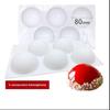 3D Sphere Silicone Mold For Mousse Cake Baking Ball Shape French Dessert Chocolate Truffle Pastry Tools Kitchen Accessories