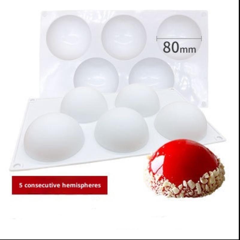 3D Sphere Silicone Mold For Mousse Cake Baking Ball Shape French Dessert Chocolate Truffle Pastry Tools Kitchen Accessories
