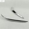 Car Side Rearview Mirror Cap Strip Protector Decoration Cover Trim Fit For Honda Civic 2016 2017 ABS Chrome Accessories Exterior