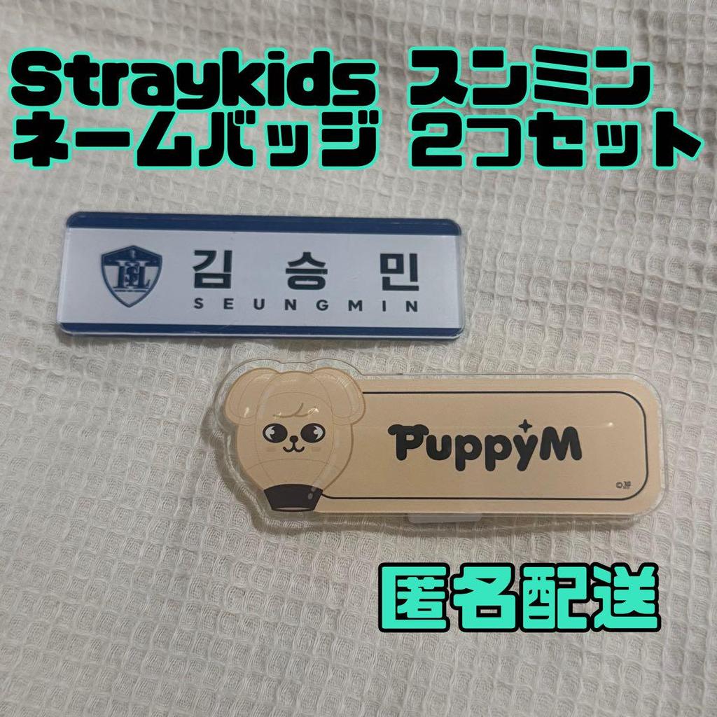 [UŻYWANY] Straykids Seungmin SKZOO PuppyM Identyfikator z imieniem
