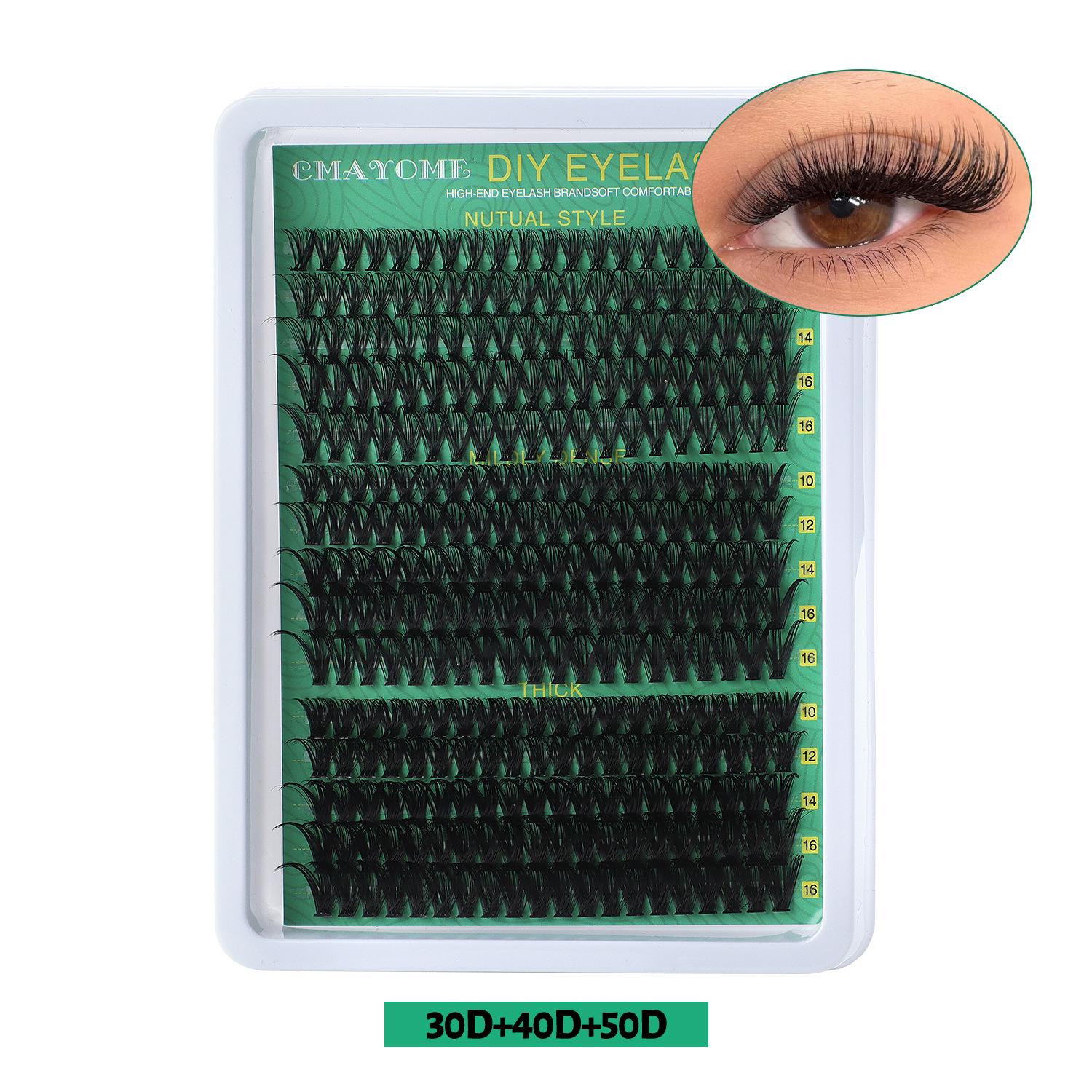 

300 Tufts Diy Single Tufts Of Hair Eyelashes South East Asia Natural Thick D Song Segmented False Eyelashes