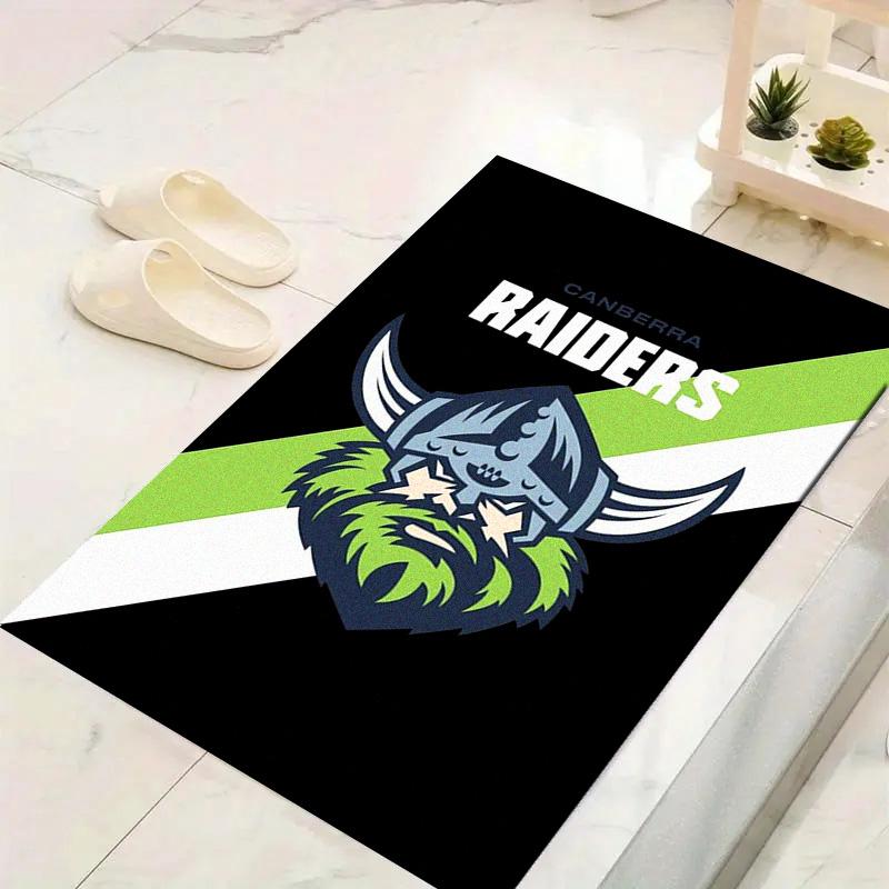 Canberra Raiders Carpet Rug for Living Room Bedroom Home Sofa Decoration, Kids play Non-slip Floor Mat