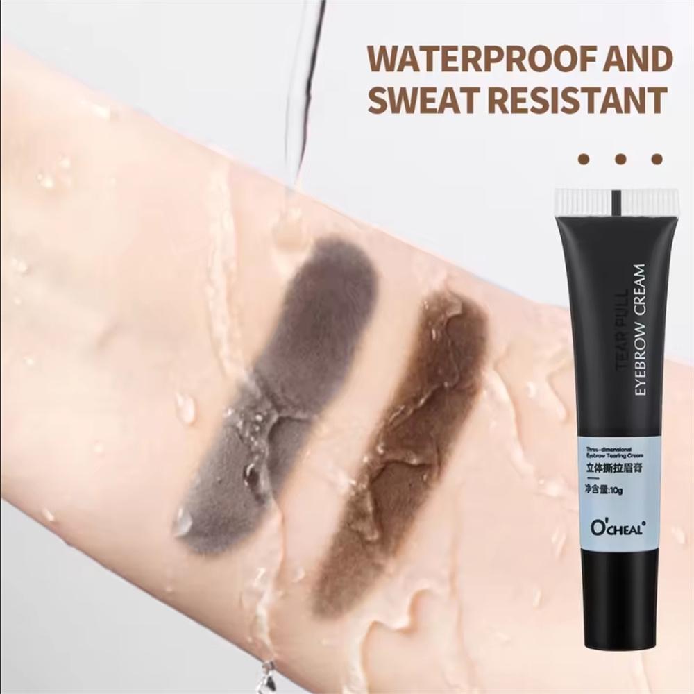 OCHEAL Eyebrow Gel Peel Off Natural Tinting Tattoo Waterproof Long Lasting Eye Cream Coloring Eyebrow Glue Quick Dry Brow Makeup