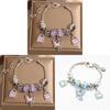Hand Chain Women Jewelry With Alloy Material Butterfly Pendant For Romantic Couples