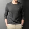 Primavera Nuovo Stile Coreano Stampa Trendy T-shirt da Uomo Moda Girocollo Base Manica Lunga T-shirt Top da Uomo