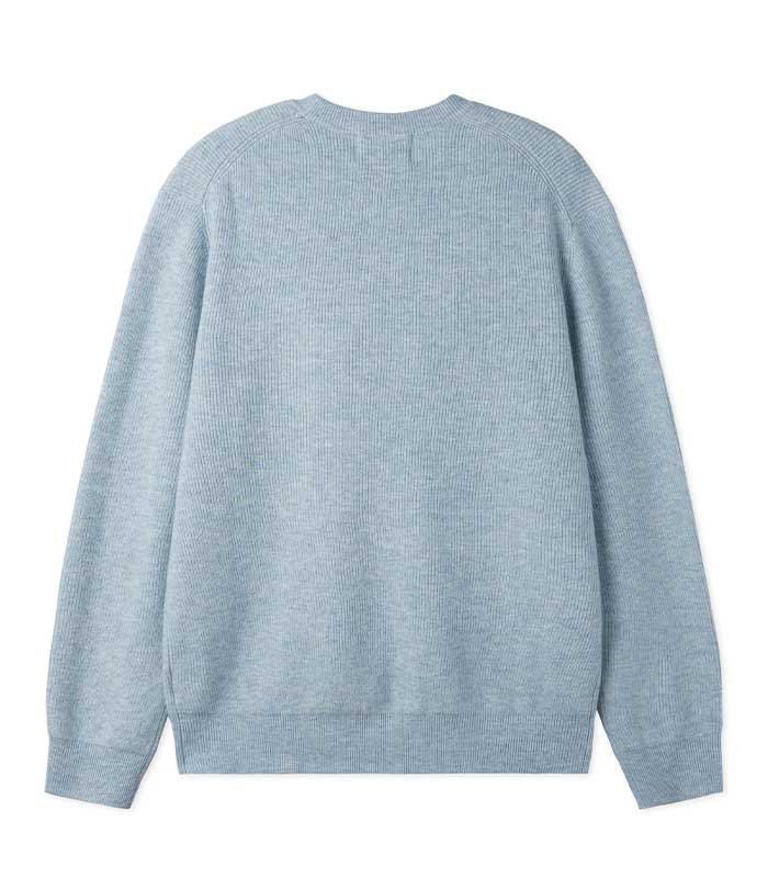 BLACKBROWN Wool Blend Sweater [Skyblue]