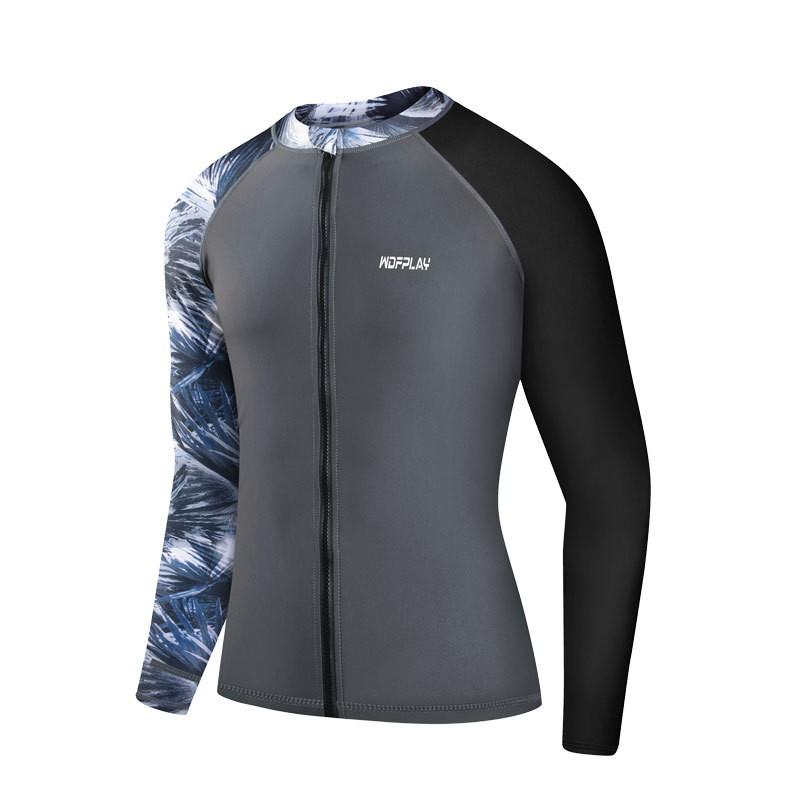 Diving Suit Mens Rash Guard Set UV Protection Quick Dry Long Sleeve Top Pants Surfing Snorkeling Swimming