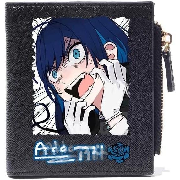 Ado Wallet Two-Fold Goods Kyogen Zandream Uta Film Red Card Case Support Item Short Long Large Capacity PU Material Cash Storage Durability Unofficial