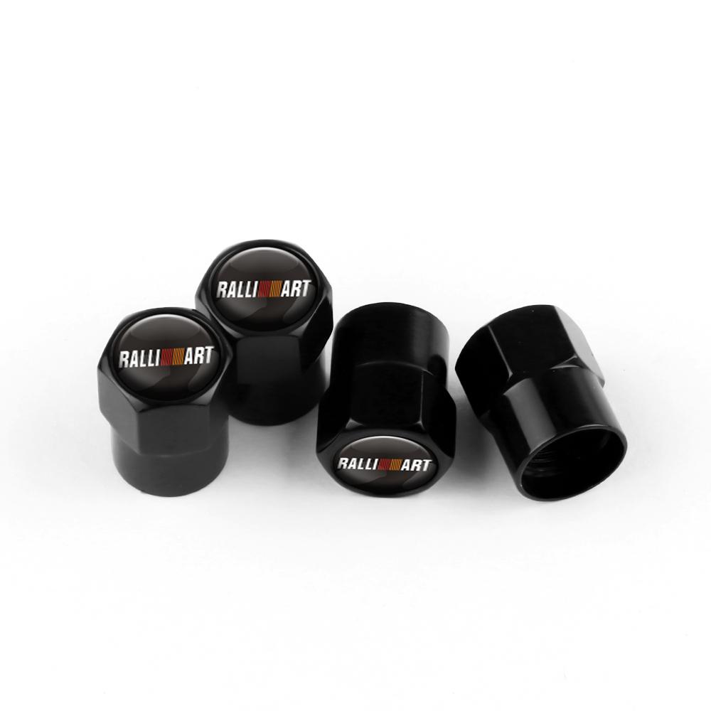 4PCS Tire Valve Caps Car Motorcycle Wheel Tyre Air Valve Cover For Mitsubishi Space Star Lancer 9 Outlander Xl Eclipse Cross Asx