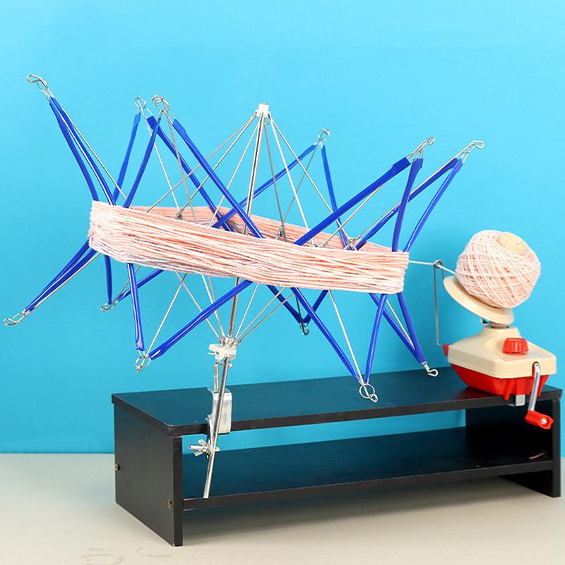 Yarn Thread Fiber String Wool Winder Holder Umbrella Knitting Operated Craft For Patchwork Sewing Diy Accessories