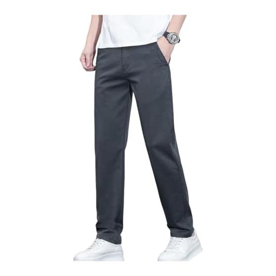 [foveitaa] Men s Long Pants, Relaxed Pants, Wide Pants, Straight, Popular, Plain, Slacks, Loose, Stylish, Casual, Large Size, Simple, Stylish, Cool,