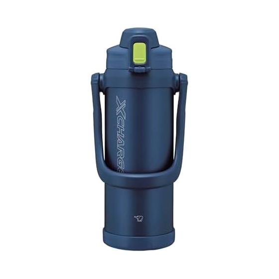 Zojirushi Water Bottle Cool Bottle Large Capacity 2.06L [Recommended for Exercise] Sports Jug Cold Storage Navy SD-BE20-AD