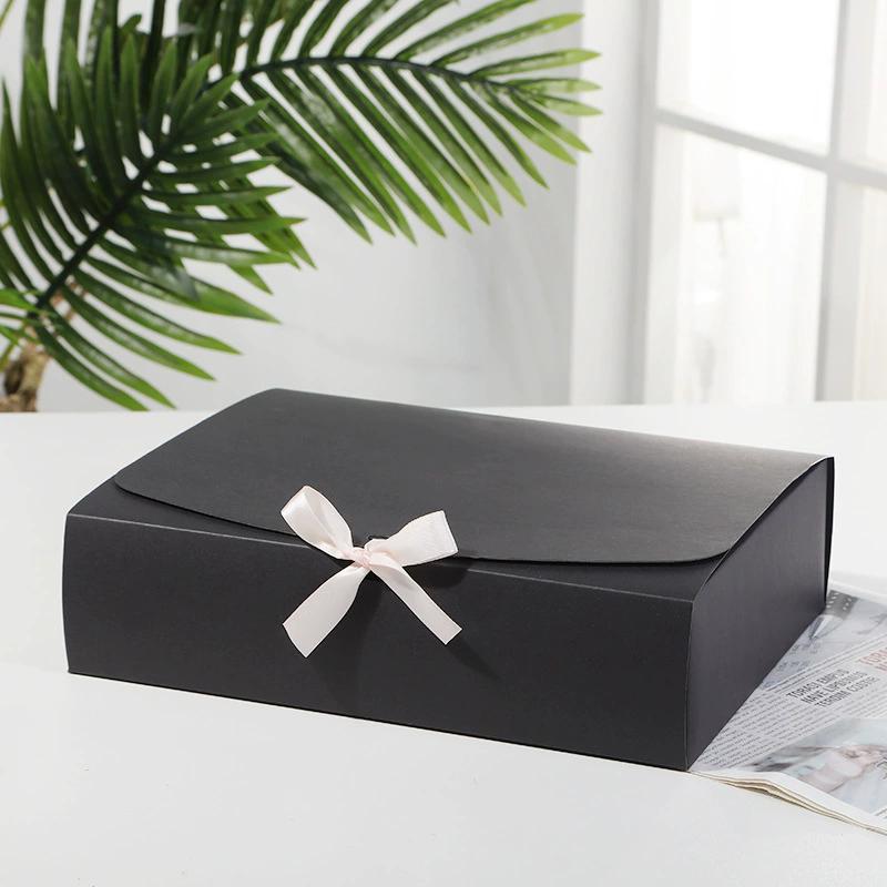 WTEMPO Elegantes Caixas de Presente de Papel Kraft com Laço de Fita Sabonetes Artesanais Velas Perfumadas Caixas para Joias Perfeitas para Aniversário Casamento e Mais